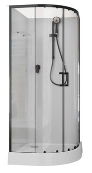 Душевая кабина Aquanet Passion EVO R black 90x90 набор 1 00267256 — фото 2, Душевые кабины