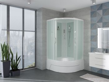 Душевая кабина ERLIT 57 серия ER5720TW3 матовое стекло — фото 3, Душевые кабины