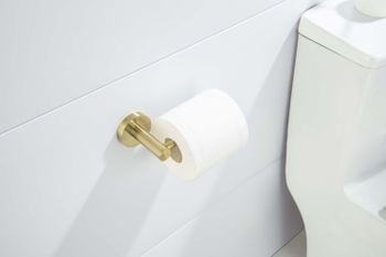 AQ4108BG ЕВРОПА бумагодержатель, шлиф. золото — фото 5, Держатели туалетной бумаги