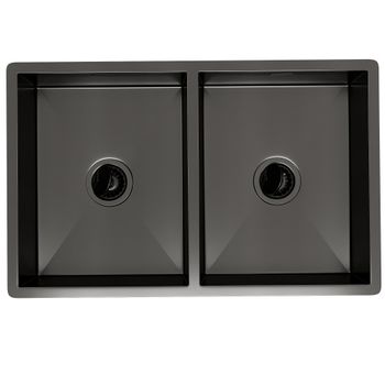 Кухонная мойка Reflexion Iseo RX2265BL оружейная сталь — фото 172, Кухонные мойки