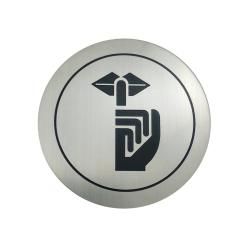 Табличка Nofer соблюдайте тишину 16735.2.S — фото 1, Таблички для санузла и общественных мест