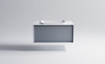 Товар: Тумба Фрейм 100 с 1ящ NCS S 3005-R80B мат. с раковиной Антарес бел гл. и столешницей Solid бел гл. 4631177713934 - фото 2 Тумба Фрейм 100 с 1ящ NCS S 3005-R80B мат. с раковиной Антарес бел гл. и столешницей Solid бел гл. 4631177713934 — фото 2, Тумбы с раковиной