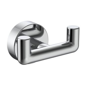 Крючок для ванной комнаты двойной Raglo R320.052, хром — фото 1, Крючки для полотенец