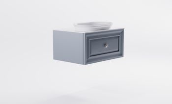 Товар: Тумба Шарм 70см 1ящ цв NCS S 3005-R80B мат. с раковиной Шарм бел гл. и столешницей Solid бел гл. 4631177713330 - фото 4 Тумба Шарм 70см 1ящ цв NCS S 3005-R80B мат. с раковиной Шарм бел гл. и столешницей Solid бел гл. 4631177713330 — фото 4, Тумбы с раковиной