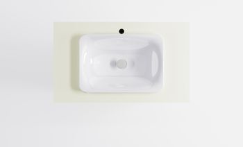 Тумба Классик 90см 1ящ RAL1013 мат., раковина Ретро бел глянц, столешница Solid в цвете 4631177715570 — фото 5, Тумбы с раковиной