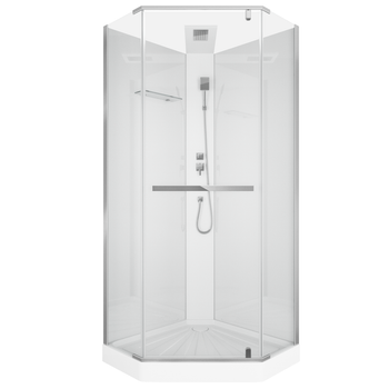 Товар: Кабина CHIKA901T душевая без крыши Ceruttispa (90x90x215-225) - фото 1 Кабина CHIKA901T душевая без крыши Ceruttispa (90x90x215-225) — фото 1, Душевые кабины