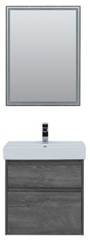 Мебель для ванной Aquanet Nova Lite 60 дуб рошелье (2 ящика) 00242920 — фото 8, Комплекты мебели для ванной