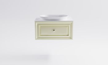 Товар: Тумба Шарм 80см 1ящ цв RAL1013 мат. с раковиной Шарм бел гл. и столешницей Solid бел гл. 4631177713415 - фото 2 Тумба Шарм 80см 1ящ цв RAL1013 мат. с раковиной Шарм бел гл. и столешницей Solid бел гл. 4631177713415 — фото 2, Тумбы с раковиной