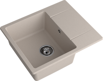 Товар: GRANFEST Мойка URBAN 258L 1-чаша+крыло 580*490мм песочный арт.GF-UR- 258L песочный - фото 1 GRANFEST Мойка URBAN 258L 1-чаша+крыло 580*490мм песочный арт.GF-UR- 258L песочный — фото 1, Кухонные мойки