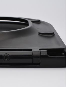 AQM1206 Сиденье тонкое быстросъемное с микролифтом, цвет черный матовый AQM1206MB — фото 3, Сиденья для унитаза