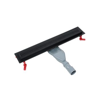 Лоток душевой, сифон 360, комбинированный затвор, перфорированная решетка, 600мм, черный, IDDIS, 975B6BL20DZ — фото 2, Трапы для душа