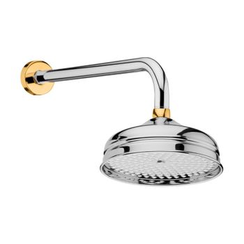 Верхний душ Webert AC0014017, хром/золото — фото 1, Верхние души