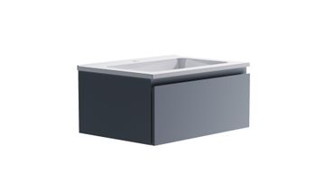 Товар: Нижний шкаф Альфа 70 с 1 ящиком серо-голубой (NCS S 3005-R80B матовый) + Раковина "Альфа 70" 03060003ncss3005-r80b+04010006 - фото 3 Нижний шкаф Альфа 70 с 1 ящиком серо-голубой (NCS S 3005-R80B матовый) + Раковина "Альфа 70" 03060003ncss3005-r80b+04010006 — фото 3, Тумбы с раковиной