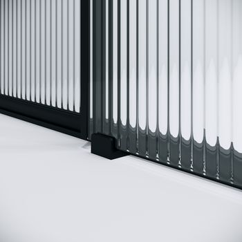 Дверь в нишу Niagara Nova NG-84-L12FHB (120х195) черный матовый,раздвижная влево,стекло рифленое,1 место — фото 7, Душевые двери в нишу