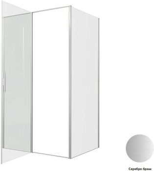 Душевой уголок Allen Brau Priority 120x90 3.31008.BA + 3.31017.BA серебро браш 3.31008.BA + 3.31017.BA — фото 5, Душевые кабины и ограждения