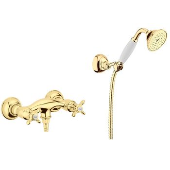 Смеситель для душа Webert Ottocento OT760101010, золото — фото 1, Смеситель для душа