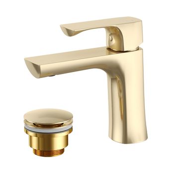 URSUS Смеситель LM7206BG для раковины монолитный, LM, LM7206BG — фото 1, Смесители для раковины