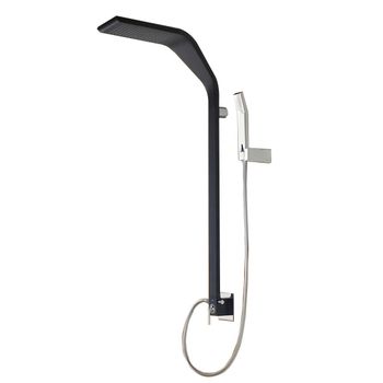 Душевая система Webert Wolo WO660302564, хром/черный — фото 1, Душевые системы