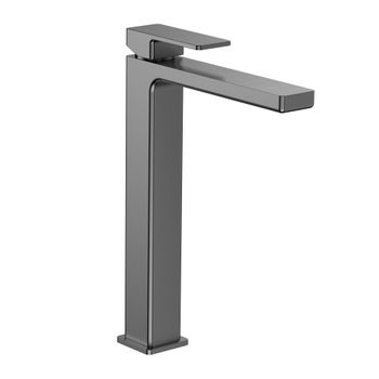 AQM6814GM Savona Смеситель для свободностоящей раковины 250мм, гладкий, подводка 1⁄2", металл — фото 1, Смесители для раковины