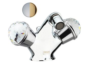 Смеситель для биде Fiore XT SKY (SWAROVSKI®) 17CO0632, хром/золото — фото 1, Смесители для биде