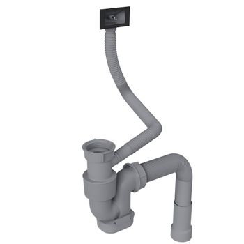 Кухонная мойка Reflexion Iseo RX2265BL оружейная сталь — фото 464, Кухонные мойки