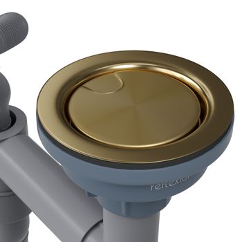 Кухонная мойка Reflexion Iseo RX2265BL оружейная сталь — фото 73, Кухонные мойки