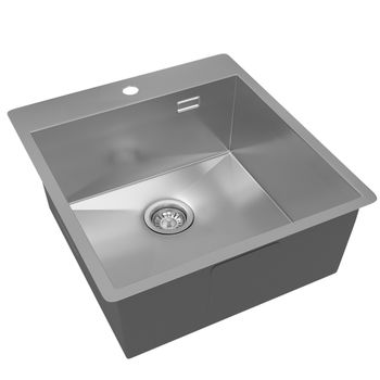 Кухонная мойка Reflexion Iseo RX2265BL оружейная сталь — фото 251, Кухонные мойки
