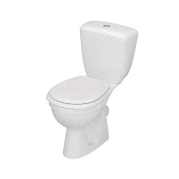 Унитаз-компакт КЕРАМИН ФЕСТ МС Б1 однорежимный, сиденье полипропилен (4810531150381) — фото 1, Напольные унитазы