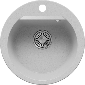 Кухонная мойка Polygran ATOL-460 No314 Светло-серый 854765 — фото 1, Кухонные мойки