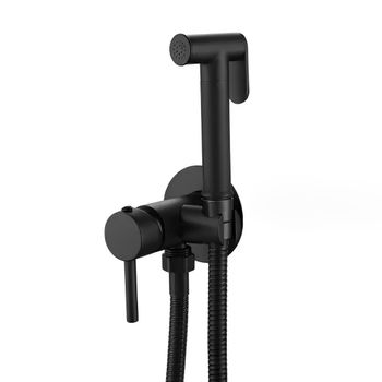 Гигиенический душ со смесителем Maretti Eleganza ENB30RV65, черный — фото 1, Гигиенические души