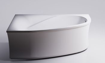 Ванна СЕЛЕНА пустая, литой мрамор, левая 1700х1000 01010039 — фото 1, Ванны