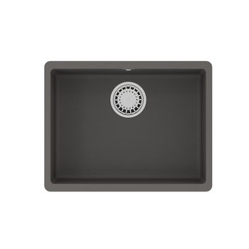 Кухонная мойка Lemark SINARA 540-U подстольного монтажа из кварцгранита, Серый шёлк 9910077 — фото 3, Кухонные мойки