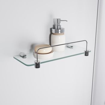 Товар: Полочка стеклянная Niagara Promo (30х9х5) 1 место P00MT1 - фото 3 Полочка стеклянная Niagara Promo (30х9х5) 1 место P00MT1 — фото 3, Душевые кабины