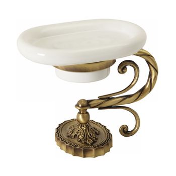 Товар: EDERA Мыльница настольная, керамика/бронза 16896 - фото 1 EDERA Мыльница настольная, керамика/бронза 16896 — фото 1, Мыльницы