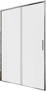 Душевая дверь Aquanet Pleasure Evo 120 AE65-N120-CT профиль хром, прозрачное стекло — фото 11, Душевые двери в нишу