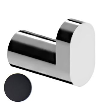 Крючок для ванной Webert Living LV500401560, черный — фото 1, Крючки для полотенец