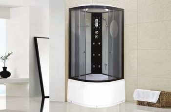 Товар: Душевая кабина Niagara Ultra NG-1909-01 (100х100х220) высокий поддон(48см),черный,стекло тонированное,4 места 19090134 - фото 2 Душевая кабина Niagara Ultra NG-1909-01 (100х100х220) высокий поддон(48см),черный,стекло тонированное,4 места 19090134 — фото 2, Душевые кабины