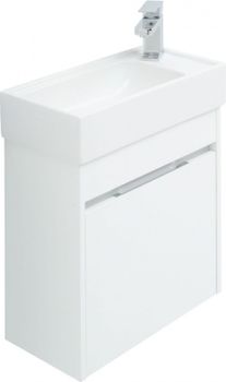 Тумба с раковиной Aquanet Лидс 50 белый 00240480 — фото 2, Тумбы с раковиной