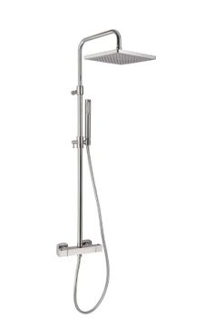 Душевая система с термостатом Webert Pegaso PE980507015METAL, хром — фото 1, Душевые системы