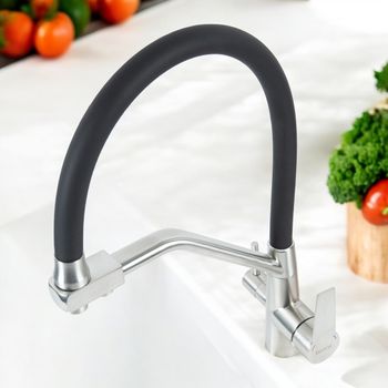 BOND Smart B64-0400 Смеситель для кухни с гибким изливом и подключением к фильтру — фото 16, Смесители для кухни