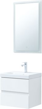 Товар: Мебель для ванной Aquanet Беркли 50 белый глянец (2 ящика) 00306356 - фото 7 Мебель для ванной Aquanet Беркли 50 белый глянец (2 ящика) 00306356 — фото 7, Комплекты мебели для ванной