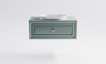 Товар: Тумба Шарм 90см 1ящ NCS S 3005-b80g мат., раковина Шарм бел гл, столешница Solid в цвете 4631177715068 - фото 2 Тумба Шарм 90см 1ящ NCS S 3005-b80g мат., раковина Шарм бел гл, столешница Solid в цвете 4631177715068 — фото 2, Тумбы с раковиной