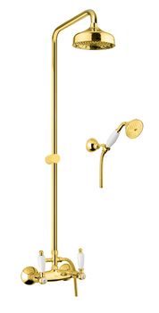 Душевая система Fiore COLONIALE 02OO0620, золото — фото 1, Душевые системы