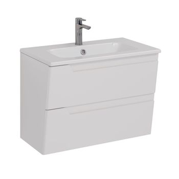 Товар: Тумба Lemark MIANO 80 см под 1 раковину, подвесная, 2 ящика, цвет корпуса, фасада: Белый глянец LM06M80T - фото 9 Тумба Lemark MIANO 80 см под 1 раковину, подвесная, 2 ящика, цвет корпуса, фасада: Белый глянец LM06M80T — фото 9, Тумбы под раковину