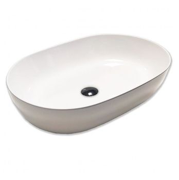 Раковина HATRIA HAPPY HOUR Y8AK01 накладная без отверстия без перелива цвет белый — фото 1, Раковины