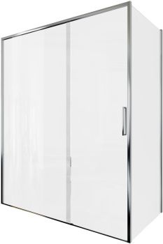 Душевой уголок Aquanet Pleasure Evo 160x90 AE65-160x90-CT профиль хром, прозрачное стекло — фото 4, Душевые уголки