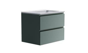 Товар: Нижний шкаф Альфа 70 с 2 ящиками зеленый (NCS S 3005-B80G матовый) + Раковина "Альфа 70" 03060004ncss3005-b80g+04010006 - фото 3 Нижний шкаф Альфа 70 с 2 ящиками зеленый (NCS S 3005-B80G матовый) + Раковина "Альфа 70" 03060004ncss3005-b80g+04010006 — фото 3, Тумбы с раковиной