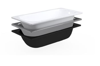 Товар: REIMAR Ванна стальная 170x70x40 cм. с опорной подставкой, без ранта, белая орхидея, ВИЗ R-76901 - фото 5 REIMAR Ванна стальная 170x70x40 cм. с опорной подставкой, без ранта, белая орхидея, ВИЗ R-76901 — фото 5, Стальные ванны