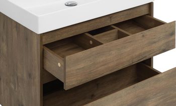 Мебель для ванной Aquanet Nova Lite 75 дуб рустикальный (2 ящика) 00254218 — фото 13, Комплекты мебели для ванной