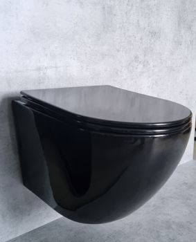 Унитаз подвесной CeramaLux 2196 -18 2196-18 — фото 3, Подвесные унитазы